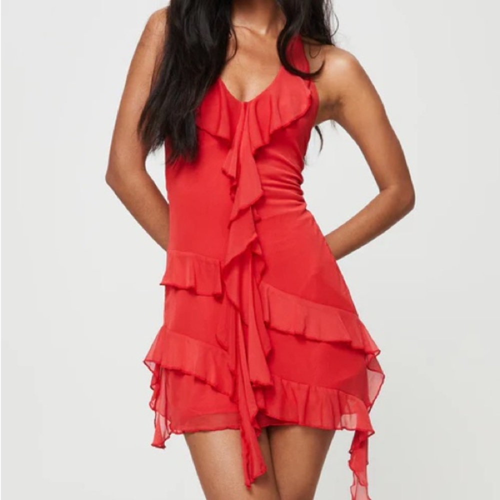Princess Polly Ruffle Mini Dress